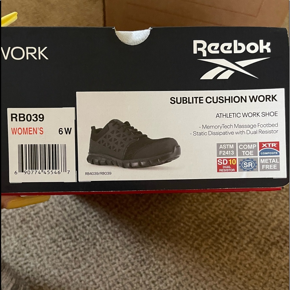 Reebok work shoes